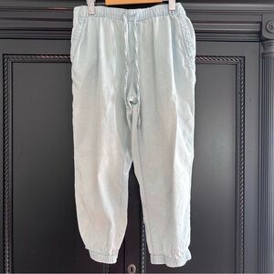 Joe Fresh Balloon Pants Harem Parachute Lounge Pants Blue Womens medium